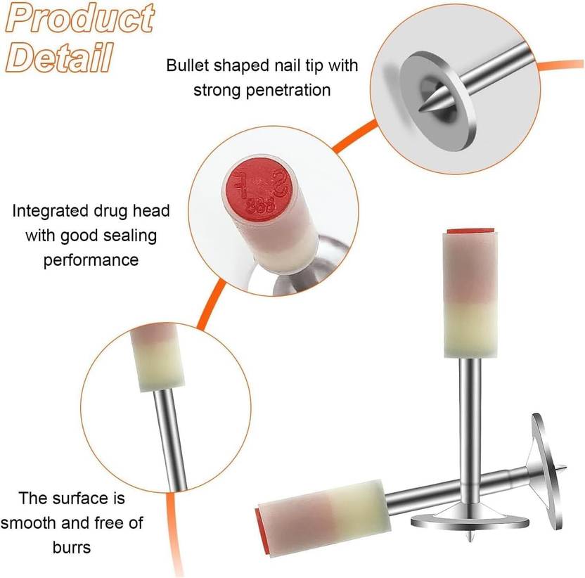 Nail Gun Manual Steel Nails, Round Nails 50 pcs