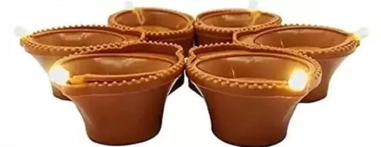 LED Light Water Sensor Diyas Plastic with, Ambient Lights