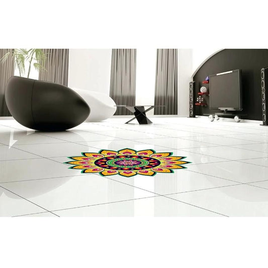 Diwali Rangoli Stickers Floral Design
