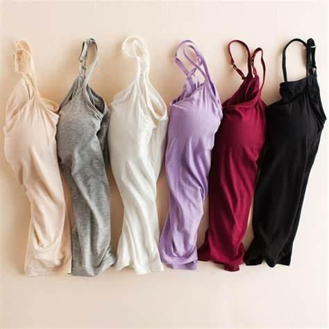 Women's Loose Cami with Built-in Tank Top