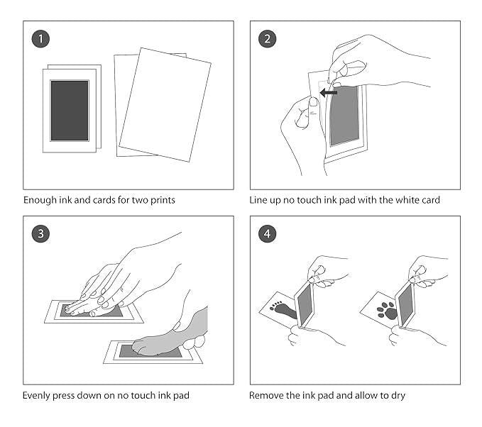 Inkless Baby Hand & Footprint Keepsake Kit