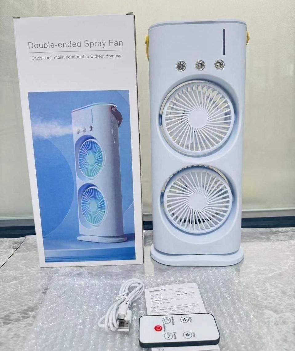 Dual Fan & Humidifier Tower Cooler