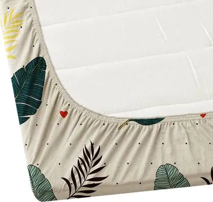 Tropical Foliage Fitted Bed Set