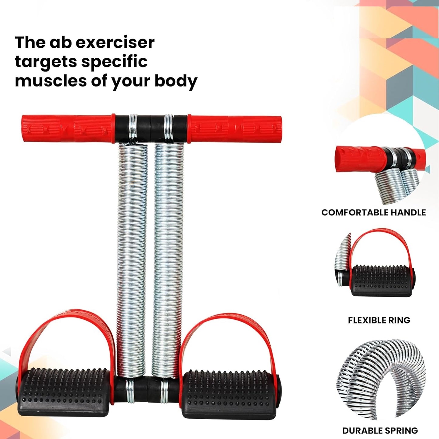 Premium Double Spring Tummy Trimmer Men and Women for Abs Workout