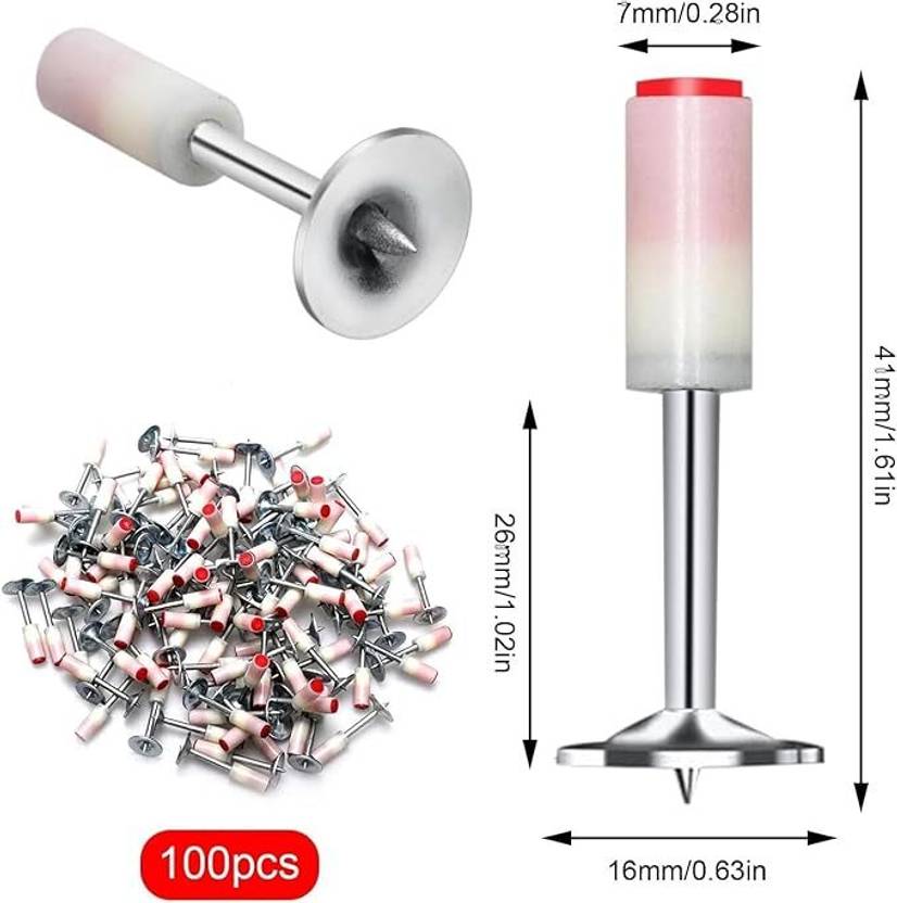 Nail Gun Manual Steel Nails, Round Nails 50 pcs