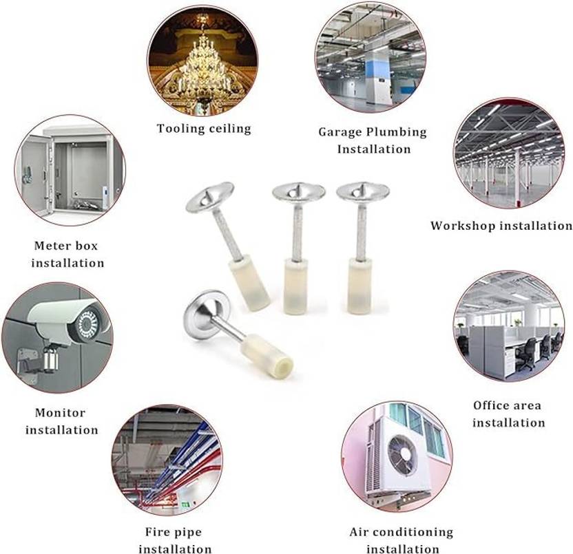 Nail Gun Manual Steel Nails, Round Nails 50 pcs