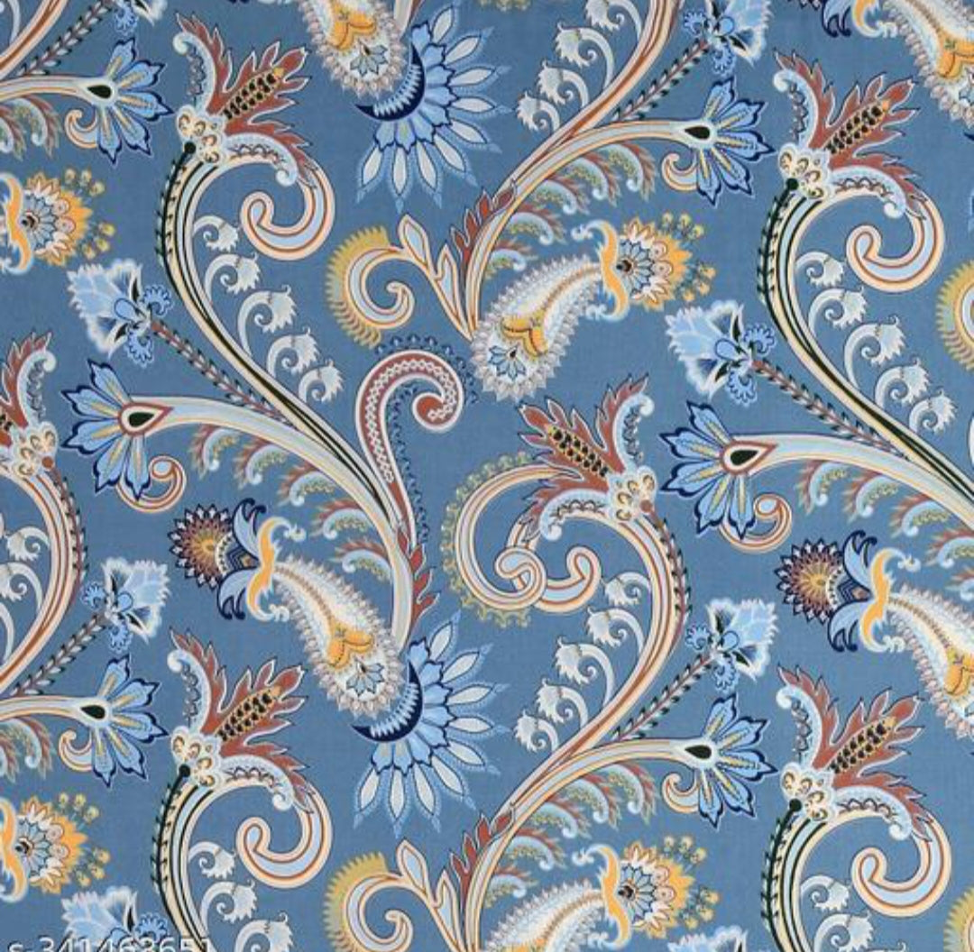 Arctic Paisley Fitted Bed Set