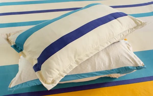 Coastal Horizon Fitted Bedsheet with 2 Pillow Covers
