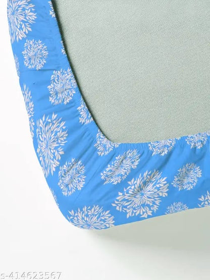 Sky Bloom Fitted Bed Set