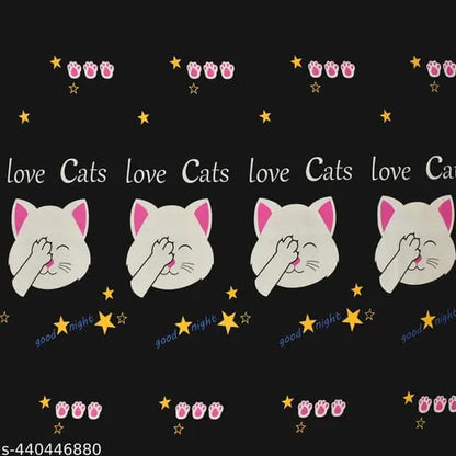 Midnight Meow Fitted Bed Set