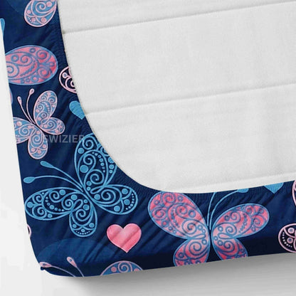 Pastel Plume Fitted Bed Set