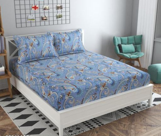 Arctic Paisley Fitted Bed Set