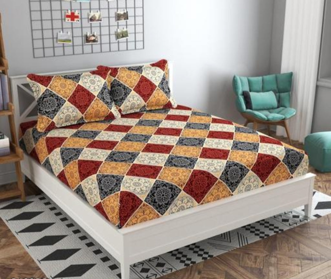 Autumn Patchwork Fitted Bed Set