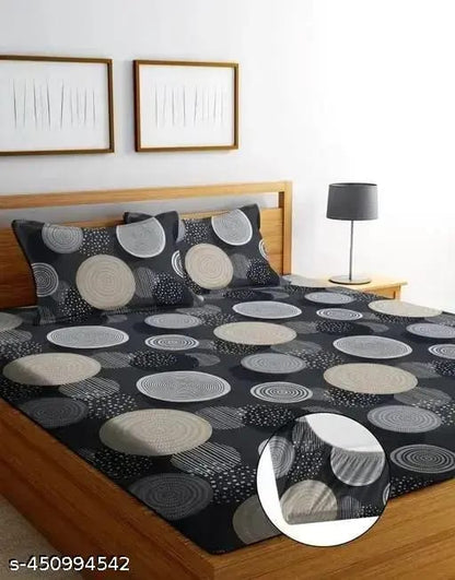 Cosmic Circles Fitted Bed Set