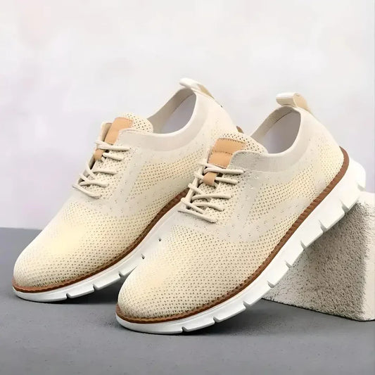 Tan Mesh Shoes