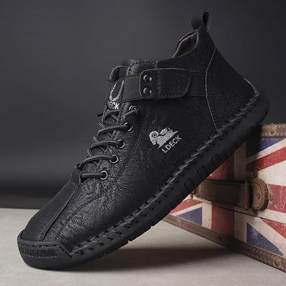 Flexible Comfort Casual Black Shoes