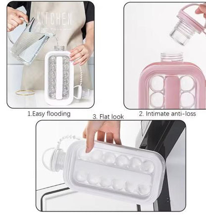 Transparent Ice Ball Maker Bottle