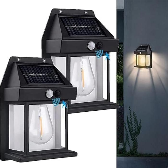 Solar Powered Outdoor Wall Light
