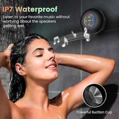 Circular Waterproof Bluetooth Speaker
