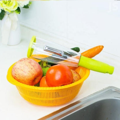 Multifunction Peeler with Container