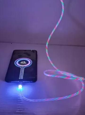 Fast 3 in 1 Multiple Pin With LED Light Magnetic Charging  Pad