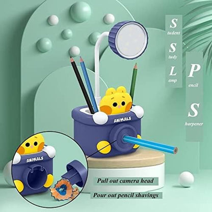 LED Study Lamp with Pen Stand & Sharpener