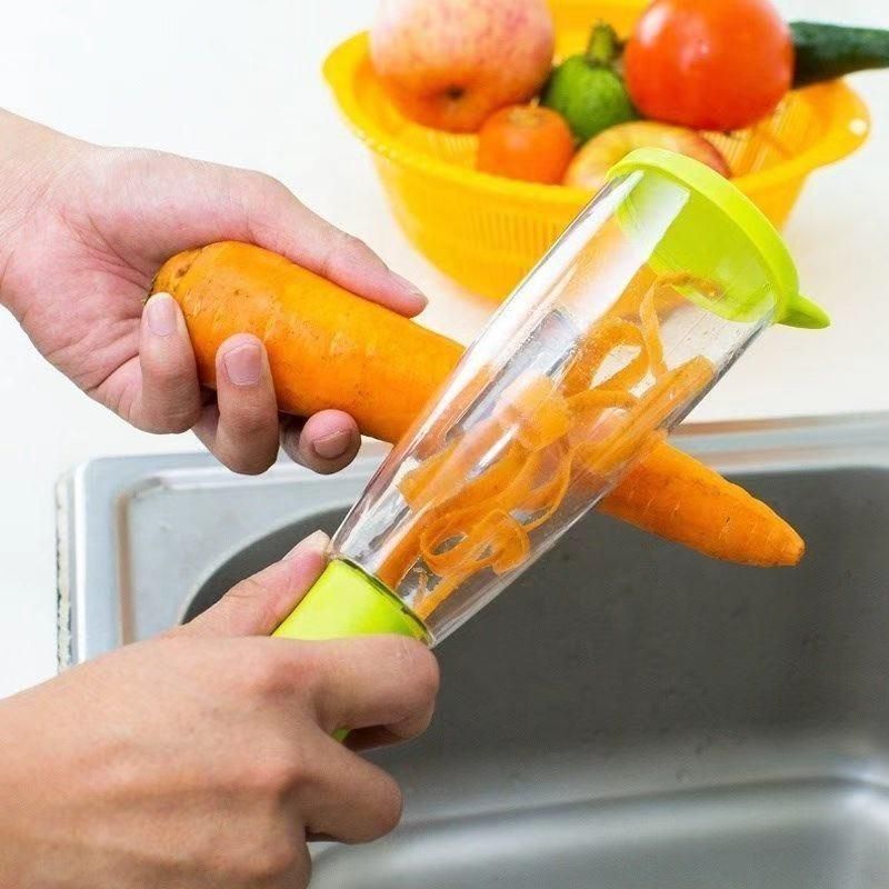 Multifunction Peeler with Container