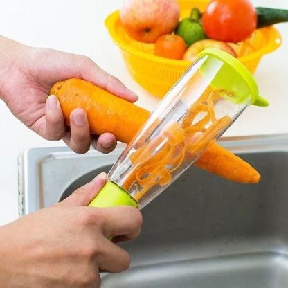 Multifunction Peeler with Container