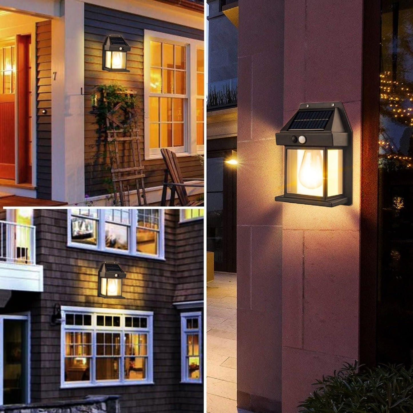 Solar Powered Outdoor Wall Light