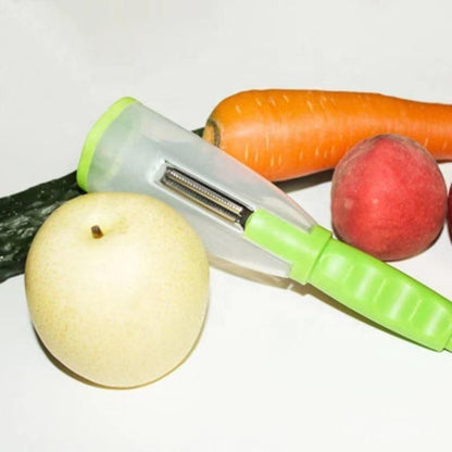 Multifunction Peeler with Container