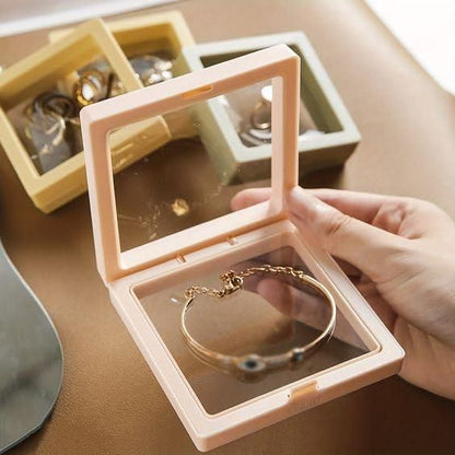 3D floating display Frame Case Jewellery Organizer