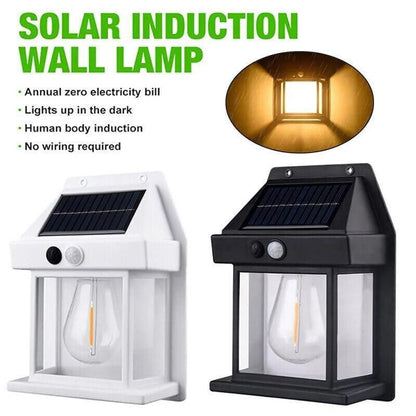 Solar Powered Outdoor Wall Light
