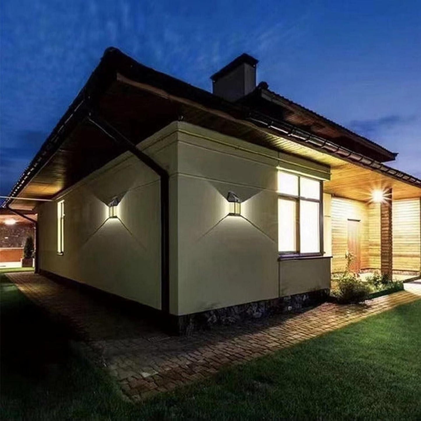 Solar Powered Outdoor Wall Light
