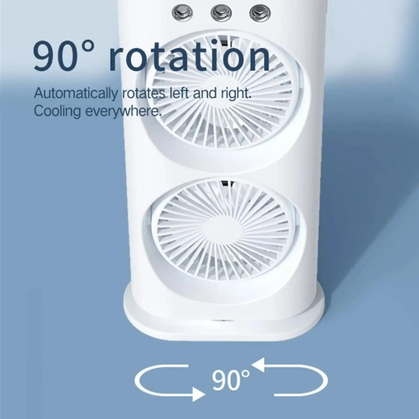 Dual Fan & Humidifier Tower Cooler