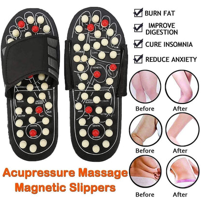 Magnetic Acupressure Reflexology Therapy Slippers