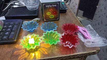 Electric Water Sensor Reflection Led Diyas