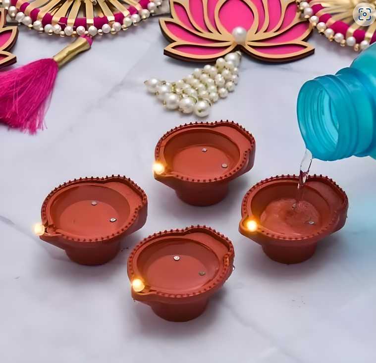 LED Light Water Sensor Diyas Plastic with, Ambient Lights