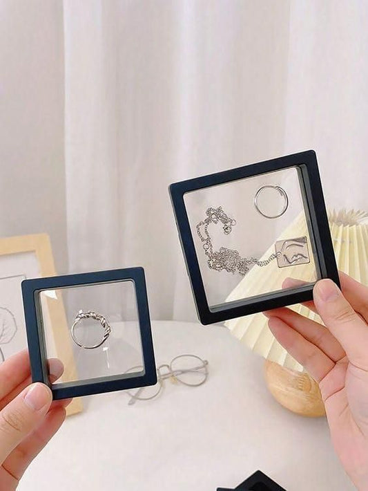 3D floating display Frame Case Jewellery Organizer