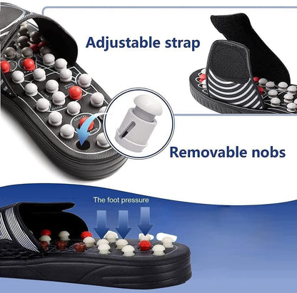 Magnetic Acupressure Reflexology Therapy Slippers
