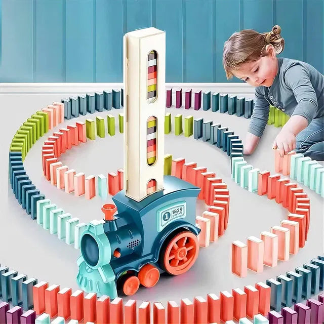 Train Toy Domino Set for Kids