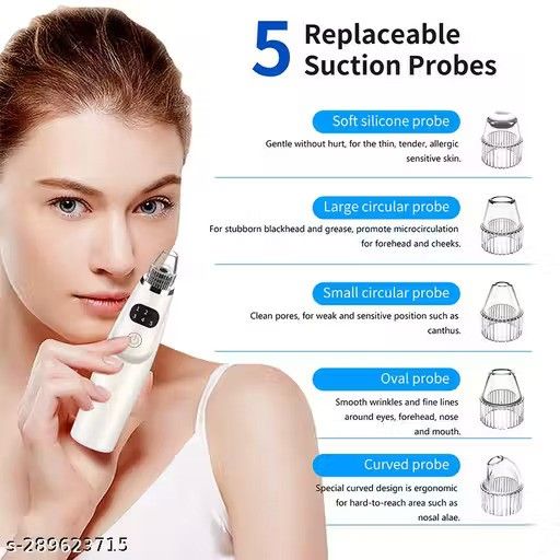 Derma Suction Vacuum Skin Cleanser | 4 in 1 Multi-function Blackhead Remover Tool