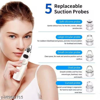 Derma Suction Vacuum Skin Cleanser | 4 in 1 Multi-function Blackhead Remover Tool