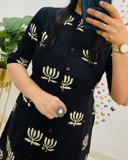 Women's Cotton Mix & Match Print Kurta Pant Set