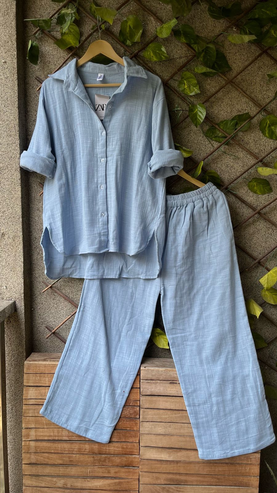 Women's Mul Mul Cotton Co-ord Set