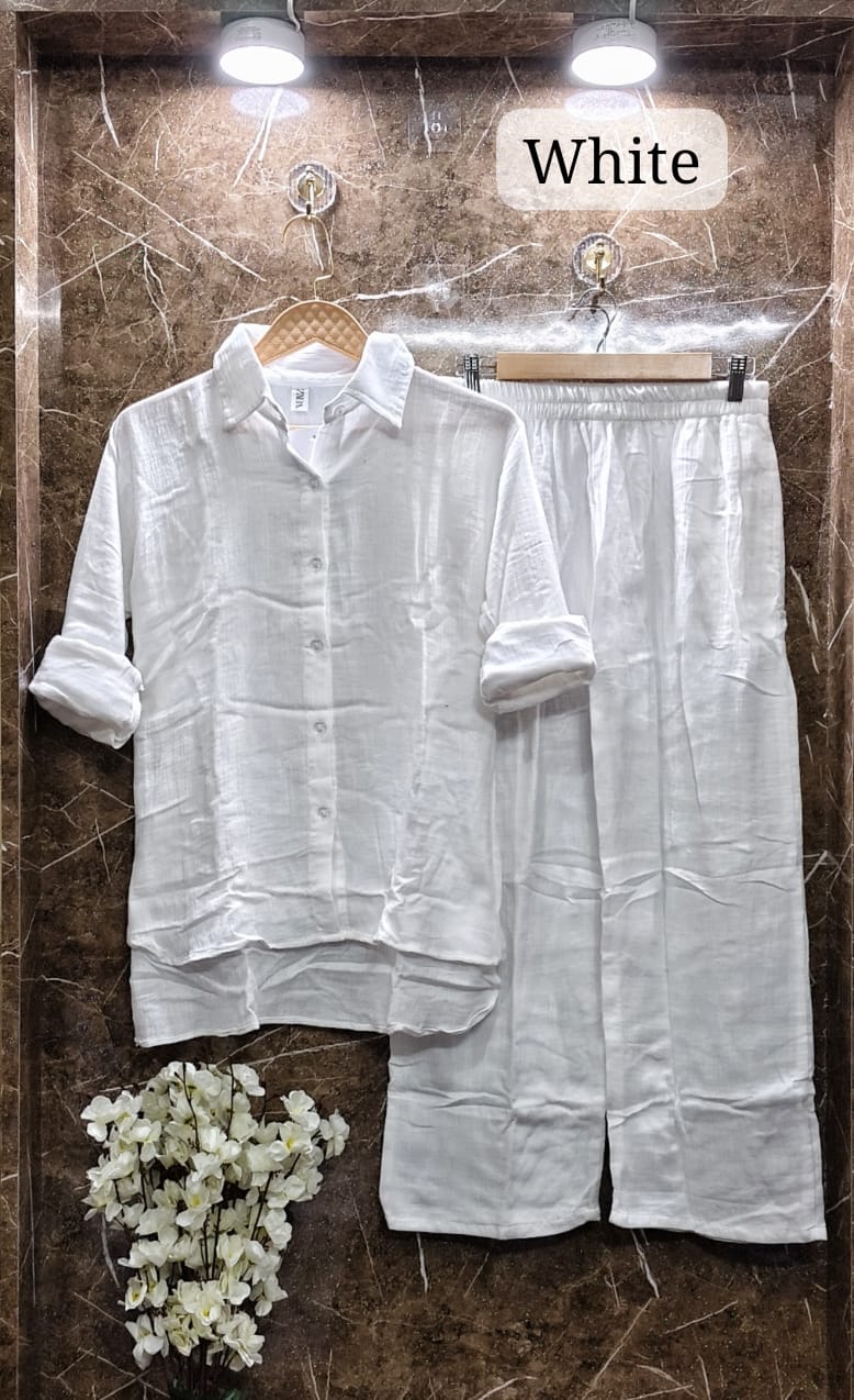 Women's Mul Mul Cotton Co-ord Set