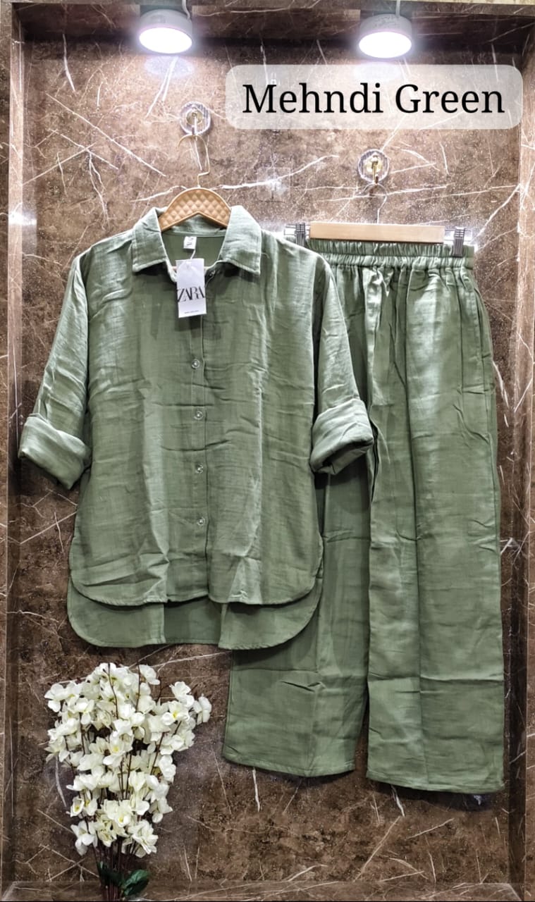 Women's Mul Mul Cotton Co-ord Set