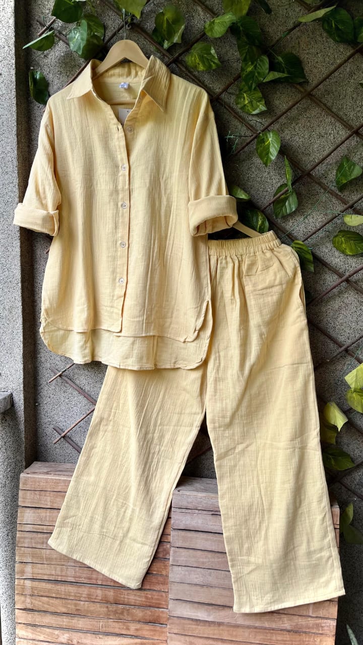 Women's Mul Mul Cotton Co-ord Set