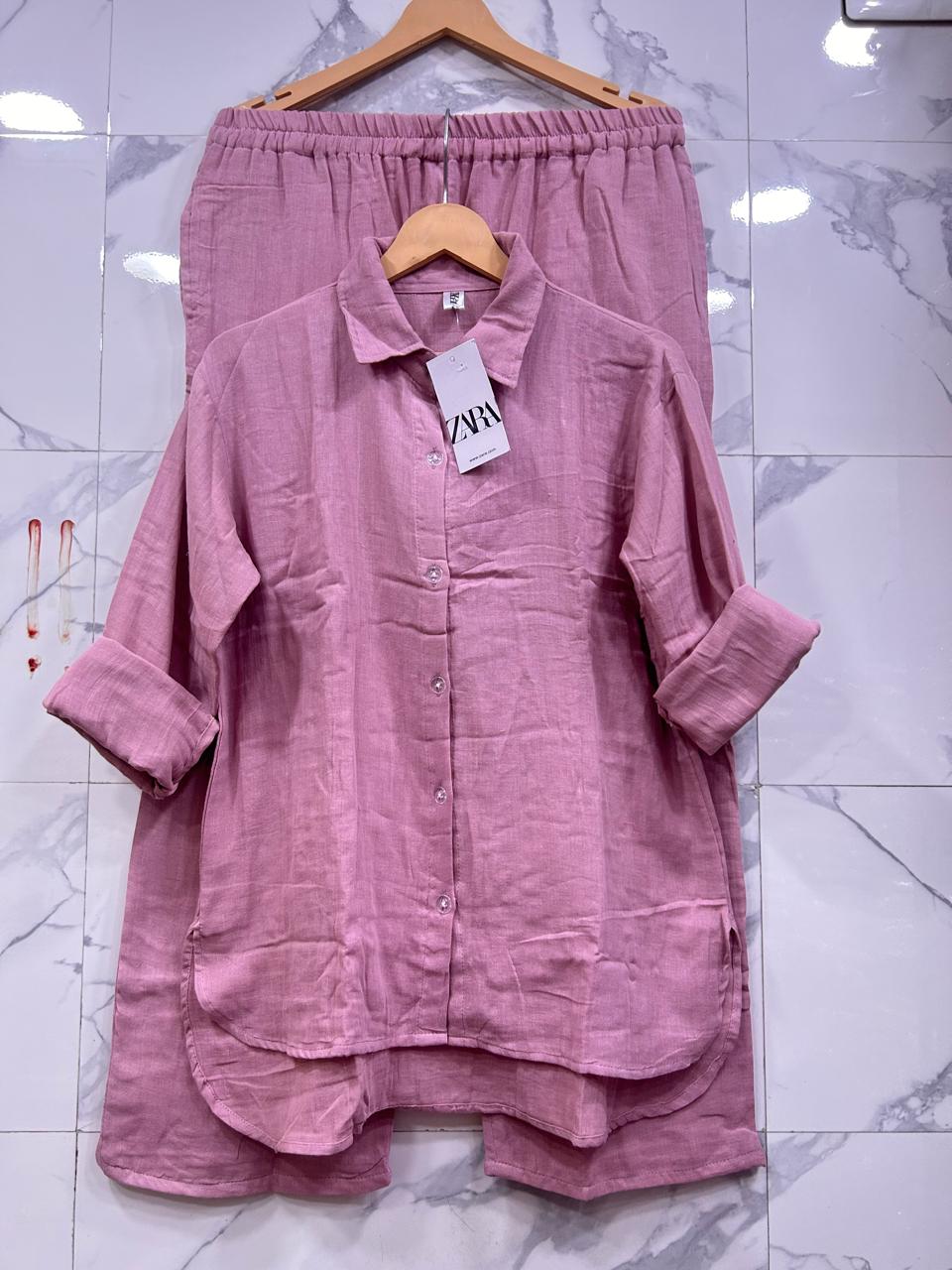 Women's Mul Mul Cotton Co-ord Set